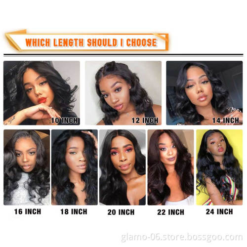 Wholesale 150% 180% Human Hair Wigs ,Brazilian HD Transparent Swiss 360 Full Lace Wig Vendors, Virgin Hair Lace Front Wigs
